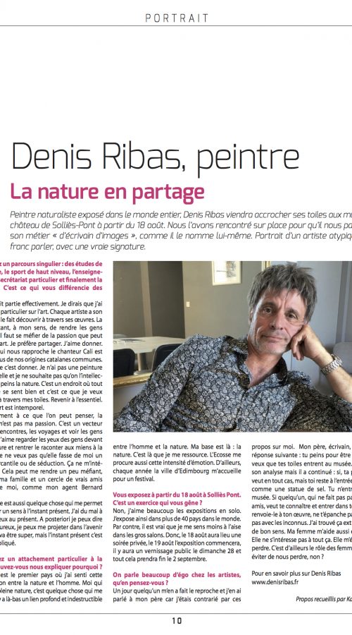 Denis Ribas Presse L'impact Magazine